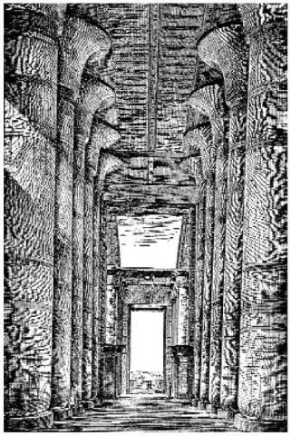 Hypostyle hall at Karnak THE HEBREWS HAVE NOT LEFT A RICH architectural - фото 87