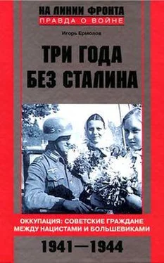 Игорь Ермолов Три года без Сталина. Оккупация: советские граждане между нацистами и большевиками, 1941–1944 обложка книги