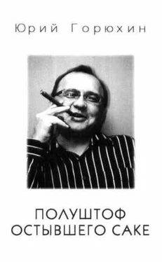 Юрий Горюхин Полуштоф остывшего сакэ обложка книги