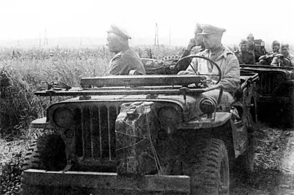 Выезд на наблюдательный пункт на подступах к Берлину 1945 г Прием - фото 20