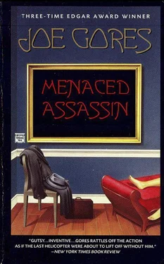 Joe Gores Menaced Assassin обложка книги