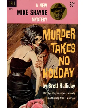 Brett Halliday Murder Takes No Holiday обложка книги