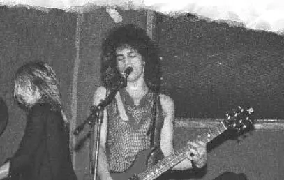 Slash in Hollywood Rose bassist Steve Darrow is at left Slash is playing the - фото 13