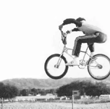 Slash jumping out at the track on his Cook Bros bike The principal unwisely - фото 6