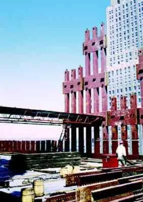Figure 28 Shows the erection of floor framing during original construction - фото 88