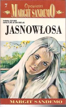 Margit Sandemo Jasnowłosa обложка книги