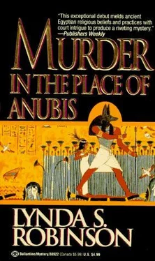 Lynda Robinson Murder in the Place of Anubis обложка книги