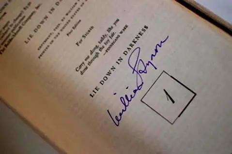 The first galleys of Lie Down in Darkness 1951 signed by the author Styron - фото 9