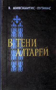 Винцас Миколайтис-Путинас В тени алтарей обложка книги