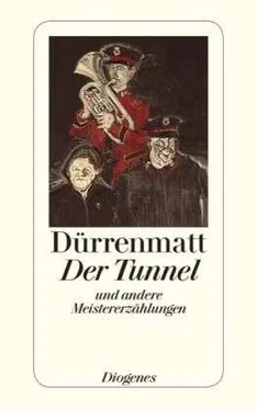 Friedrich Dürrenmatt Der Tunnel обложка книги