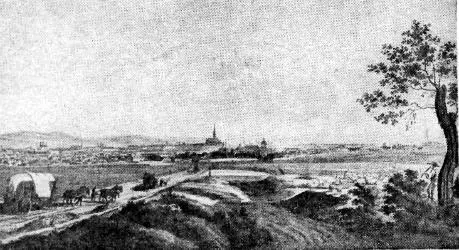 Общий вид Вены в конце XVIII века Современная гравюра Любопытной - фото 17