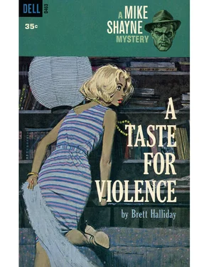 Brett Halliday A Taste for Violence обложка книги