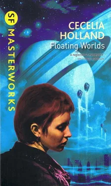 Cecelia Holland Floating Worlds обложка книги