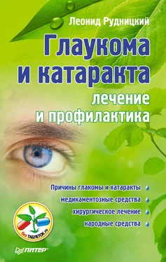 Леонид Рудницкий Глаукома и катаракта: лечение и профилактика обложка книги