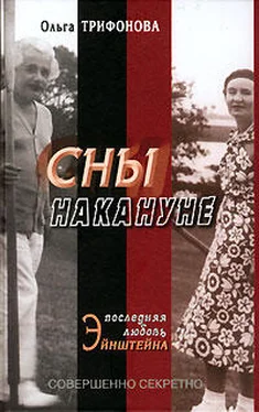 Ольга Трифонова Сны накануне. Последняя любовь Эйнштейна обложка книги