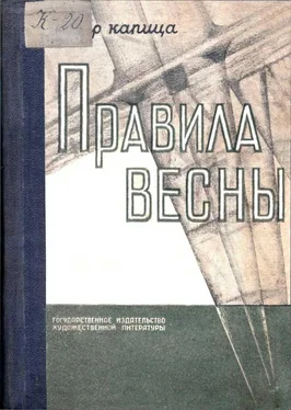 Пётр Капица Правила весны обложка книги