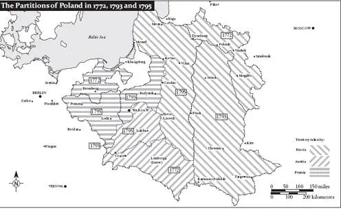 The Partitions of Poland 1772 1793 and 1795 adapted from John Doyle Klier - фото 10