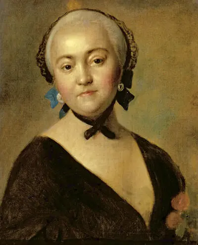 PeterIIIs tutor Jacob Stählin thought Rotaris portrait of Elizabeth in a - фото 11