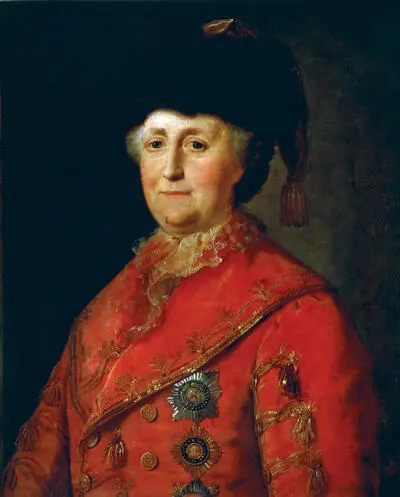 Done in Kiev in 1787 Mikhail Shibanovs portrait of the empress in travelling - фото 18