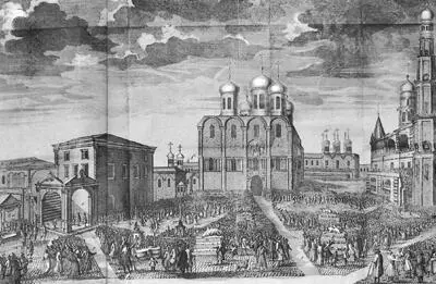 Elizabeths coronation in 1742 served as the model for Catherines twenty years - фото 26