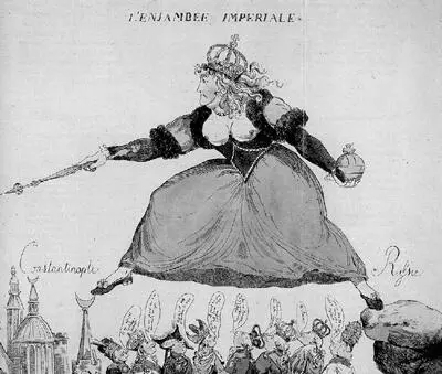 The caricature in this French version of The Imperial Stride first published - фото 32