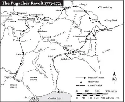 The Pugachëv revolt 17734 adapted from John T Alexander Autocratic Politics - фото 6