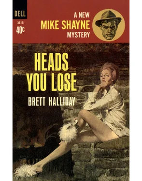 Brett Halliday Heads You Lose обложка книги