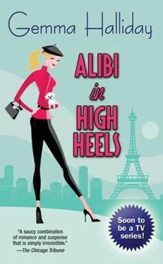 Gemma Halliday Alibi In High Heels обложка книги