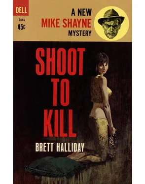 Brett Halliday Shoot to Kill обложка книги