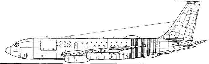 Летающая лаборатория JC135A 600376 1967 Варианты СКС135 Войсковое - фото 120