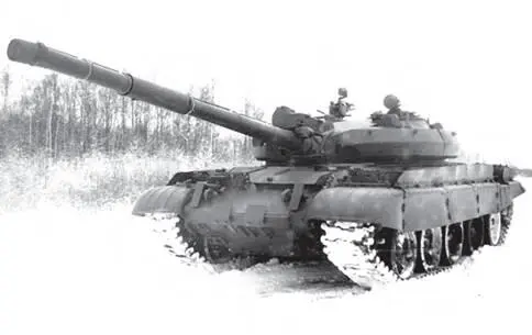 Модернизированный танк Т62М Танк Т72А образца 1983 года Переходная модель - фото 258