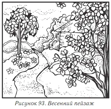 Деревенские мотивы Вам потребуется Шелковые ленты зеленого цвета шириной - фото 96