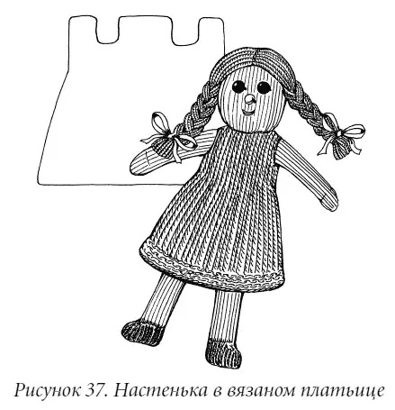Варенька Вам потребуется Остатки пряжи телесного синего голубого - фото 41