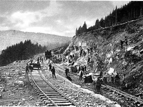 Постройка ветки Екатеринбург Челябинск Фото начала XX в M И Хилков - фото 33