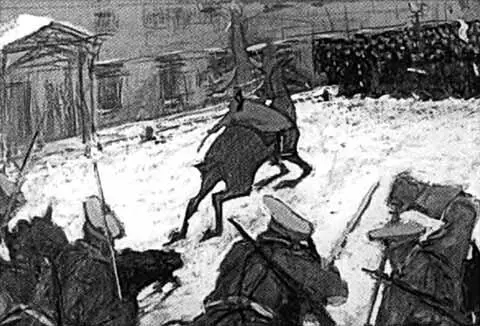 Солдатушки бравы ребятушки Где же наша слава Рисунок В А Серова 1905 - фото 61
