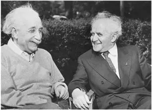 With Israeli Prime Minister David BenGurion in Princeton 1951 The Endless - фото 323