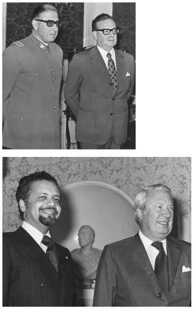 35 and 36 Cold War spinoffsSalvador Allende with his new head of the - фото 17