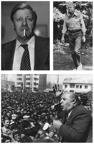 39 and 40 and 41 Good and bad populismHelmut Schmidt April 1977 Jimmy - фото 19