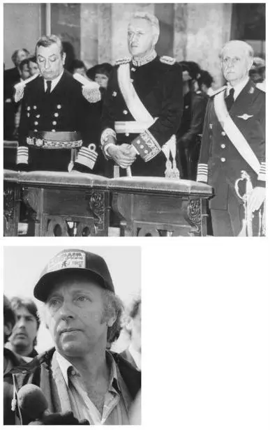 42 and 43 The men who made ThatcherGeneral Galtieri centre with Admiral - фото 20