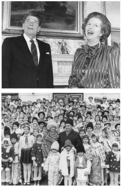 44 and 45 CouplesRonald Reagan and Margaret Thatcher June 1984 Nicolae and - фото 21