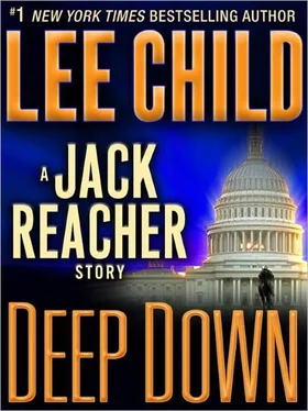 Lee Child Deep Down обложка книги