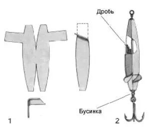 Рис 25 Трехгранный шумящий девон конструкции А Балашова 1 раскрой 2 - фото 25