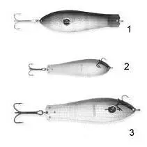 Рис 28 Блесны профессор 1 со стразом 2 с дополнительным тройником 3 - фото 30