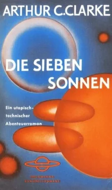 Arthur Clarke Die sieben Sonnen обложка книги