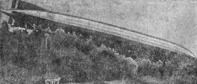 Рис 4 Дирижабль LZ35 сбитый при полете на КассельГазебрук 31 марта 1915 - фото 4