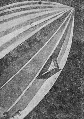 Рис 17 Нос дирижабля R101 видны отверстия для поддержания внутреннего - фото 17