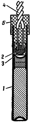 Рис 12 Электродетонатор 1 капсюльдетонатор 8 2 мостик 3 - фото 14