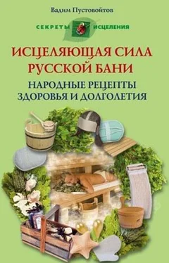 Вадим Пустовойтов Исцеляющая сила русской бани. Народные рецепты здоровья и долголетия обложка книги