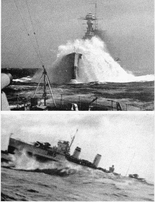Английский флот на учениях в Атлантике 1934 г На палубе Уорспайта 1940 г - фото 19