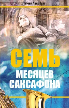 Миша Ландбург Семь месяцев саксофона обложка книги